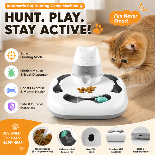 Automatic Cat Hunting-Game Machine