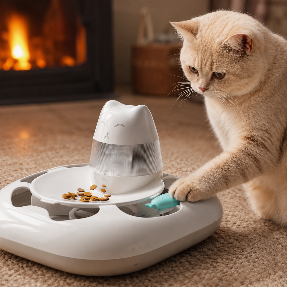 Every toy we create is tested with real cats...